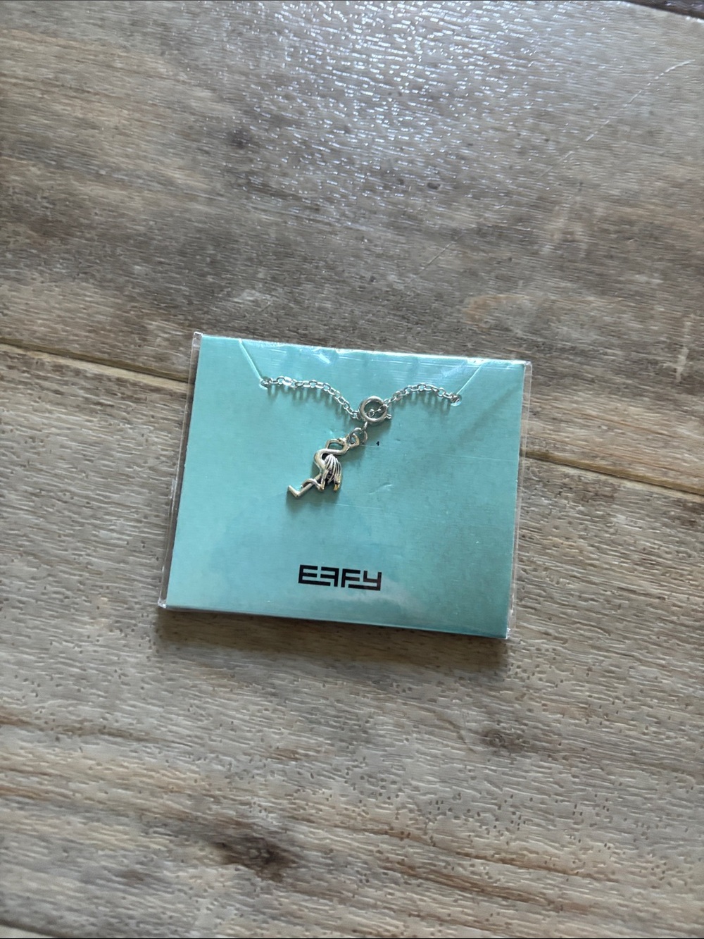 Beautiful Sterling Silver EFFY Flamingo Necklace